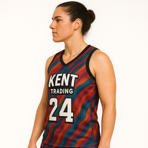 Maillot de basket-ball personnalisé 100% polyester respirant léger durable sublimé vêtements d'équipe grande taille imprimé OEM pour les écoles - Product Image 4