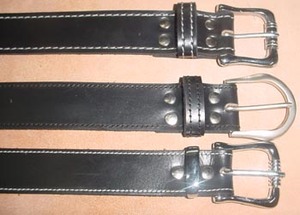 Cinturón de cuero genuino para hombre, textura en relieve, longitud personalizada, 39MM, cinturones de pantalón resistentes con aleación para hebilla, Color negro - Product Image 3