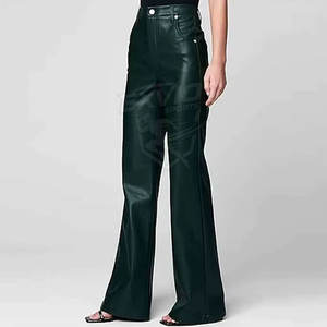 Pantalones de Cuero de Moda para Mujer, Diseño Nuevo, PU, con MOQ Bajo, en Diferentes Colores, Pantalones de Cuero para Mujer Más Vendidos - Product Image 5