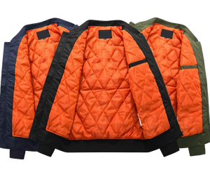 2024แจ็คเก็ตบอมเบอร์แจ็คเก็ตโพลีเอสเตอร์ระบายอากาศกลับด้านได้แจ็คเก็ตบอมเบอร์ลำลอง - Product Image 2