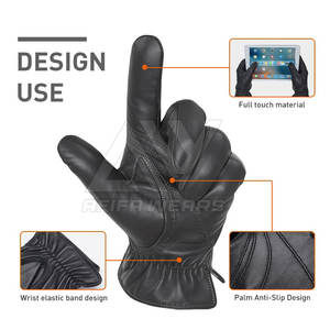 Gants d'usine de mode en cuir de haute qualité pour hommes 2024 Gants en cuir à vendre Gants en cuir du Pakistan - Product Image 2