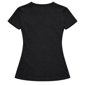 Camiseta Negra de Hermandad Griega para Mujer, Camiseta Rosa y Verde, Ecológica, de Algodón Orgánico, Informal, Elegante, para la Universidad - Product Image 4