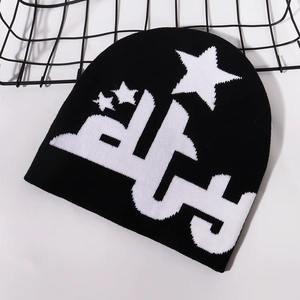 2025 Letter Jacquard Women Male Winter Warm <b>Knitted</b> <b>Beanies</b> Couple <b>Knitted</b> Caps Hip Hop Trendy <b>Beanie</b> - Product Image 5