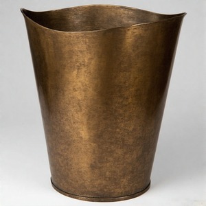 GoldenGlow Poubelle en métal de luxe Poubelle pour maison, bureau, cuisine, restaurant, salle de bain-pour la gestion des déchets de papier - Product Image 6