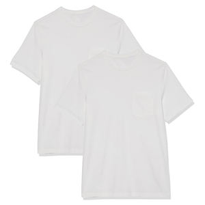 T-shirt pour homme à manches courtes en tissu tricoté, t-shirt personnalisé avec logo et t-shirt uni à col rond - Product Image 6