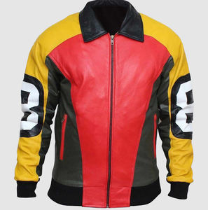 2026 chaquetas de motociclista de cuero de ajuste Regular para hombre de moda personalizada al por mayor con estilo de alta calidad - Product Image 3