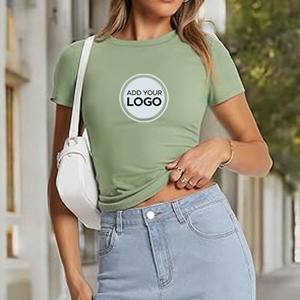 Camisetas Lisas para Mujer, Blusas para Dama, Camisetas para Hombre y Mujer - Product Image 1