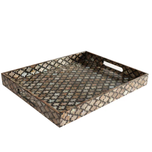 Plateau de service et de rangement décoratif écologique personnalisable en nacre moderne Décoration d'intérieur accrocheuse Vente en gros Vietnam - Product Image 5