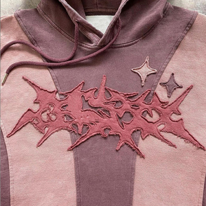 Sweat à capuche zippé d'hiver premium épais, vintage, personnalisé, brodé, 100% coton, imperméable, vente en gros, haute qualité, décontracté - Product Image 4