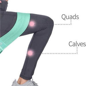 Banda circular de cadera de etiqueta privada de alta calidad, entrenamiento de tela larga, entrenamiento, Fitness, banda circular de cadera - Product Image 6