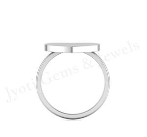 2025 personnalisé nom personnalisé gravure délicate initiale coeur à la mode Simple léger meilleur ami inspiré bijoux anneau - Product Image 4