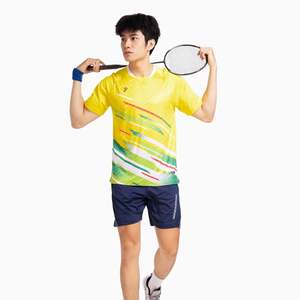 Meilleure vente unisexe tissu de haute qualité séchage rapide maillot de badminton sportif personnalisé Fitness chemise de sport pour adultes FLICK JP Design - Product Image 2