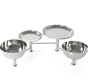 Juego de Tazones de Servicio Portátiles de Metal de Primera Calidad, Desechables, para Servir Dátiles, Frutos Secos, Chocolates, Bodas, Modernos, de Lujo, Multiusos - Product Image 6