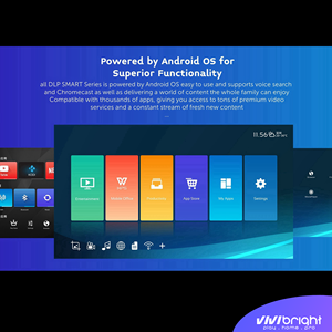 Máy chiếu laser 4k <span class=keywords><strong>ViviBright</strong></span> J20 hàng đầu, Máy chiếu di động thông minh có pin tích hợp, máy chiếu tốt nhất để chơi game, phim - Product Image 3