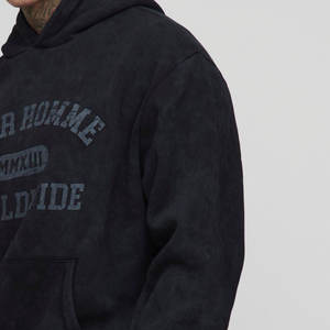 Chándal de algodón de colección de invierno para hombre con diseño personalizado Tendencia Patrón sólido Espesor de peso pesado Servicio OEM Buen precio - Product Image 6