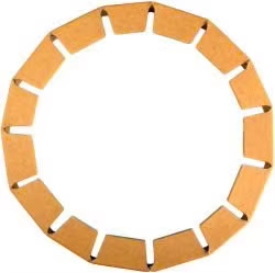 Matériau de rembourrage en papier alvéolé pour la protection des bords de meubles, emballage protecteur, taille personnalisée, kraft brun - Product Image 3
