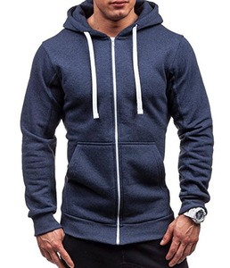 Unisexe 100% coton pull à capuche à manches longues décontracté hiver séchage rapide pour hommes plaine teint-fabricants en gros - Product Image 2