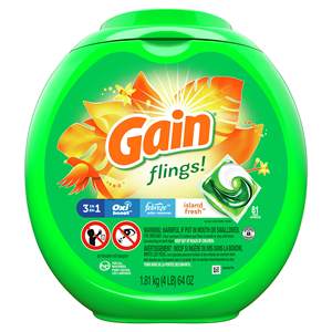 Proveedor de Envases a Granel de las Cápsulas de Lavandería 3 en 1 Gain Flings Moonlight Breeze - Product Image 1
