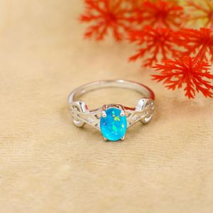 Handcrafted Ethiopian Opal Ring 925 Sterling Silver Minimalist Ring Natural Opal Ring For Women - Product Image 5