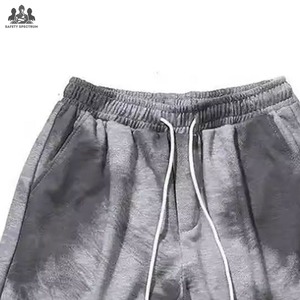 Shorts décontractés pour hommes, taille mi-haute, en coton 100 %, effet délavé |   Coupe ample |   OEM ODM |   Imperméable et écologique - Product Image 6
