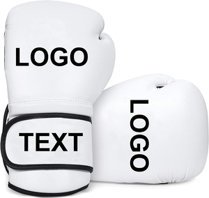 Wholesale 8oz 10oz 12oz 14oz Custom Logo PU Leather Boxing Gloves for Training - Product Image 2