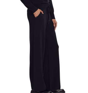 <span class=keywords><strong>Pantaloni</strong></span> Premium Personalizzati 100% Cashmere, 12 Gauge, <span class=keywords><strong>con</strong></span> Coulisse Elastica <span class=keywords><strong>in</strong></span> <span class=keywords><strong>Vita</strong></span> Alta, Gamba Larga e Tasche a Fondo - Product Image 4