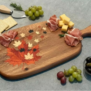 Tabla de Cortar de Madera Artística de Alta Calidad, Hecha a Mano, Duradera, Ecológica, Rectangular, para Cocina, Hoteles y Restaurantes - Product Image 1