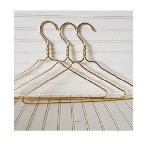 Customized Women Men Kids Iron Clothing Hanger With <b>Clips</b> Strong Bearing Capacity Metal Wire Hanger Custom Shape - Product Image 2