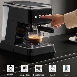 Cafetera Todo en Uno Inteligente Semiautomática con Espumador de Leche y Bomba de Vapor para Uso Doméstico - Product Image 4