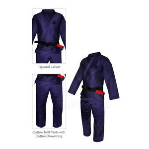 เครื่องแบบคาราเต้ต้นแบบ100% ผ้าฝ้ายออกแบบโลโก้ได้ตามต้องการ - Product Image 3