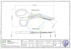 Tijeras Pequeñas y Resistentes para Uso General, Tijeras Profesionales Coloridas para Manicura, Tijeras de Acero Inoxidable para Cejas, Tijeras de Maquillaje para Salón - Product Image 6