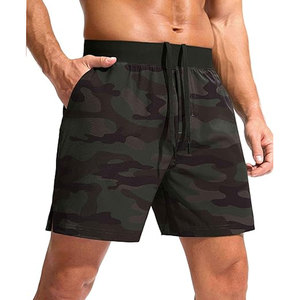 Shorts Deportivos para Hombre al por Mayor, Ecológicos, de Secado Rápido, Transpirables, de Cintura Alta, de Algodón/Poliéster, para Gimnasio y Fitness, Servicio OEM - Product Image 4