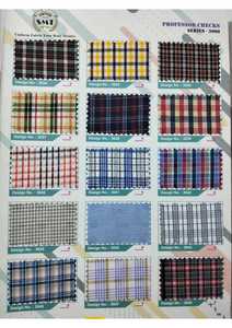 เสื้อโพลีเอสเตอร์ถักแบบ100% สำหรับนักเรียนผ้าเช็คเนื้อผ้าทอสำหรับนักเรียน - Product Image 6