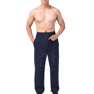 Pantalon de survêtement hommes de haute qualité taille moyenne poches coton Logo personnalisé OEM Service prix de gros dernier modèle droit décontracté - Product Image 6