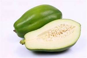 อาหารธรรมชาติบริสุทธิ์ฉลากที่สะอาดสำหรับหั่นมะละกอเขียวทั้งใบแช่แข็ง - Product Image 6