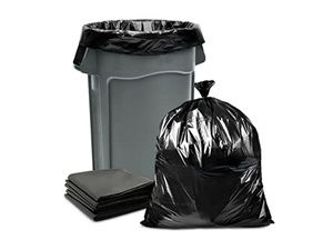 Bolsas de basura negras de eliminación ambiental fuerte precio barato al por mayor bolsa de basura de reutilización reciclable industrial - Product Image 5