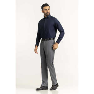 Chemises décontractées pour hommes, coupe moderne slim, 100% coton, popeline infroissable, FS-TXT25-323 - Product Image 1