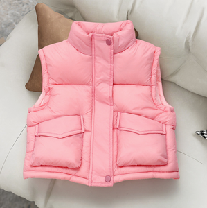 Deporte al aire libre Esquí Logotipo personalizado Bolsillo con cremallera de alta calidad Acolchado Impermeable Invierno Uniforme en blanco Chaleco acolchado al aire libre - Product Image 6