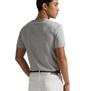 T-shirt personnalisé en coton doux coupe ajustée T-shirt en coton coupe ajustée de qualité supérieure pour homme T-shirt de marque privée à col rond poids 200 grammes - Product Image 3