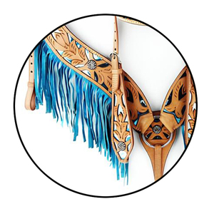 Coraza de caballo de cuero Premium con correas ajustables para una comodidad y durabilidad óptimas - Product Image 4