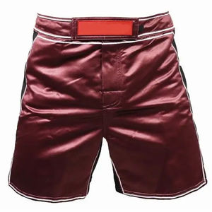 Pantalones cortos de ropa MMA personalizados de fabricante OEM, estilo callejero, sólidos, ecológicos, duraderos, de poliéster, tendencia, sublimación - Product Image 2