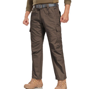 Pantalones Cargo de trabajo de etiqueta privada Pantalones Cargo de trabajo de color sólido Pantalones Cargo de trabajo con múltiples bolsillos - Product Image 1