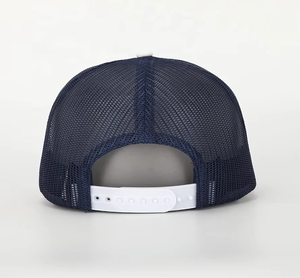 Sombrero de camionero deportivo bordado de malla de 5 paneles con parche personalizado de alta calidad al por mayor - Product Image 6