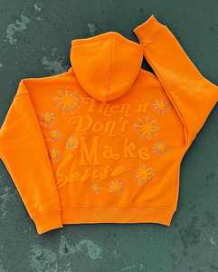 Couronne en coton MONO lourd de qualité supérieure Denim ligne noire fabriqué au Portugal sweats à capuche surdimensionnés imprimés bouffants larmes pour hommes - Product Image 1