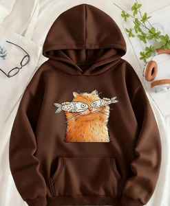 Sweat à capuche pour homme de qualité supérieure, ultra confortable et douillet, 100% coton, uni, teint et brodé avec impression numérique pour l'hiver - Product Image 5