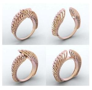 Anillo de lujo de alta calidad MS estilo europeo americano Acero inoxidable circón titanio acero joyería hecha a mano anillos de moda - Product Image 2