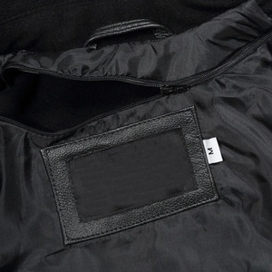 Chaqueta de satén bordada en 3D Vintage de alta calidad para hombre, parches de letras bordadas con logotipo personalizado, cuello levantado, estilo callejero - Product Image 4