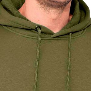 เสื้อมีฮู้ดผ้าคอตตอนผสมสำหรับผู้ชายเสื้อฮู้ดแขนยาวน้ำหนักเบาออกแบบกลางแจ้งสีตามสั่ง - Product Image 4