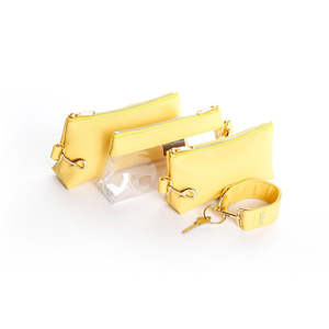 Conjunto de 4 Piezas de Bolsos de Mano de Piel Vegana Sunshine, Elegante Bolso de Mano y Cartera de Verano de Piel Vegana - Product Image 1