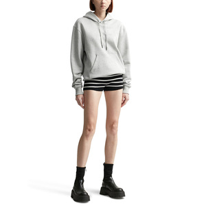 Sweat-shirt de sport décontracté 100% coton pour femme coupe ample hiver ODM approvisionnement Badge-haut décoré pour la course en plein air cyclisme avant - Product Image 4